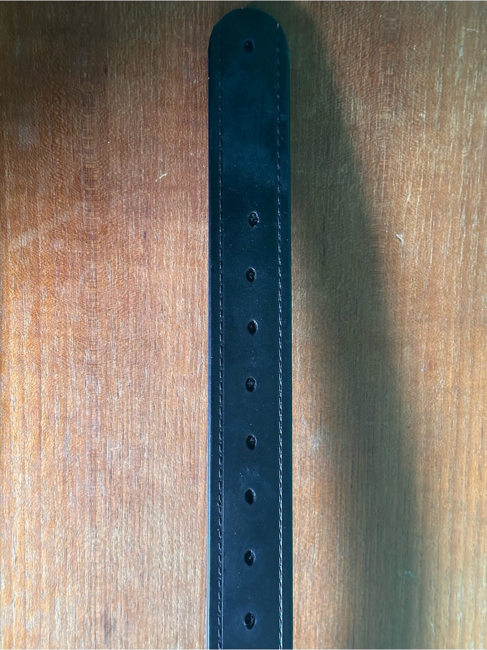 Hanks Belts 100 Year Black Leather Belt 36” Waist, 40.5” Length, 1.5”Wide - Picture 5 of 9